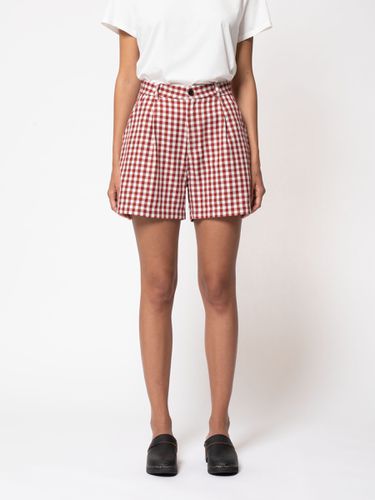 Wiola Shorts Checked Women's Organic Shorts X Small Sustainable Clothing - Nudie Jeans - Modalova