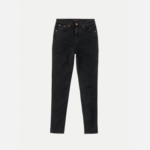 Hightop Tilde Coal High Waist Tight Fit Women's Organic Jeans W24/L28 Sustainable Denim - Nudie Jeans - Modalova