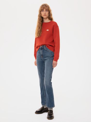 Oda Badge Rosso Women's Organic Knits X Small Sustainable Clothing - Nudie Jeans - Modalova