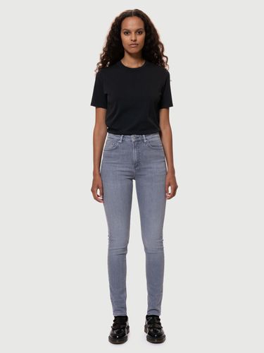 Hightop Tilde Grey Dust High Waist Tight Fit Women's Organic Jeans W24/L30 Sustainable Denim - Nudie Jeans - Modalova