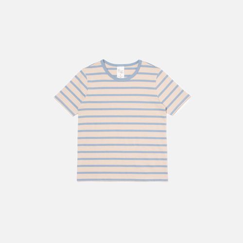 Joni Breton Stripe T-Shirt Blue/ Women's Organic T-shirts X Small Sustainable Clothing - Nudie Jeans - Modalova