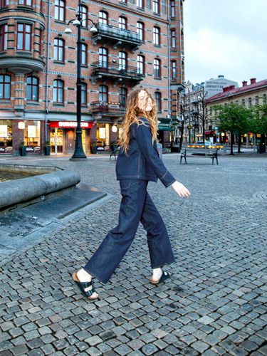Holly Western Pants 70's Women's Organic Jeans X Small Sustainable Clothing - Nudie Jeans - Modalova