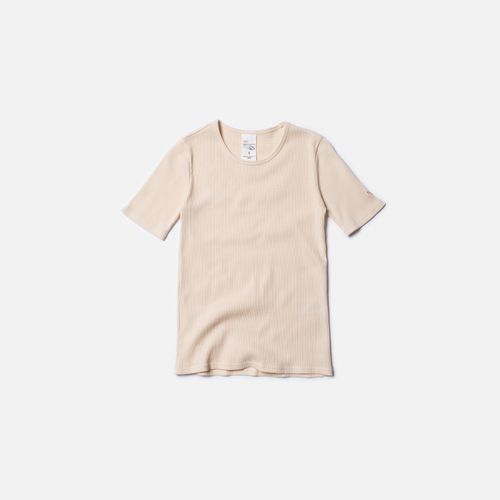 Jossan Rib T-Shirt Egg Women's Organic T-shirts X Small Sustainable Clothing - Nudie Jeans - Modalova