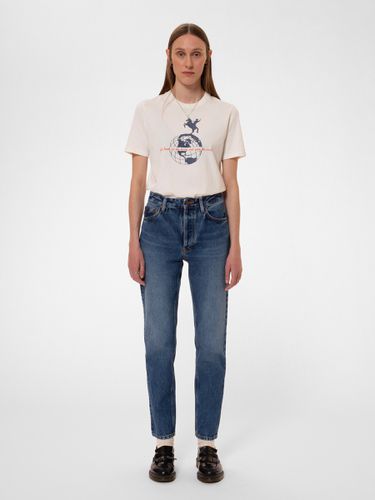 Joni Get Back T-Shirt Offwhite Women's Organic T-shirts X Small Sustainable Clothing - Nudie Jeans - Modalova