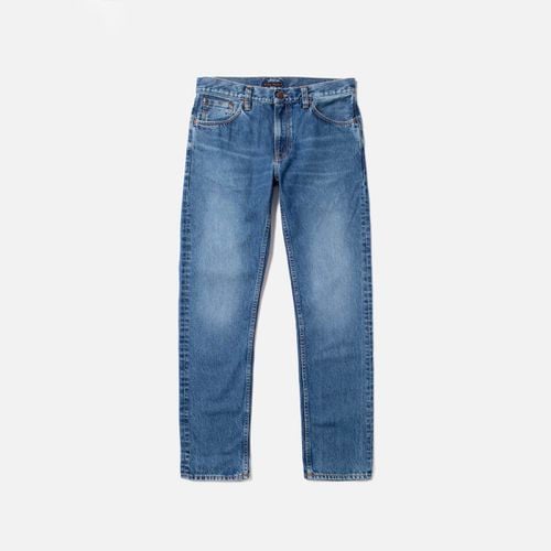 Gritty Jackson Day Dreamer Mid Waist Regular Straight Fit Men's Organic Jeans W24/L28 Sustainable Denim - Nudie Jeans - Modalova