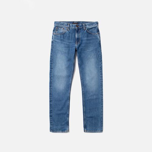 Gritty Jackson Day Dreamer Mid Waist Regular Straight Fit Men's Organic Jeans W25/L28 Sustainable Denim - Nudie Jeans - Modalova