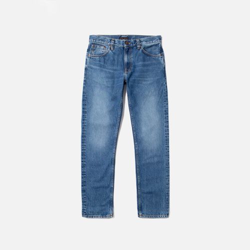 Gritty Jackson Day Dreamer Mid Waist Regular Straight Fit Men's Organic Jeans W26/L28 Sustainable Denim - Nudie Jeans - Modalova