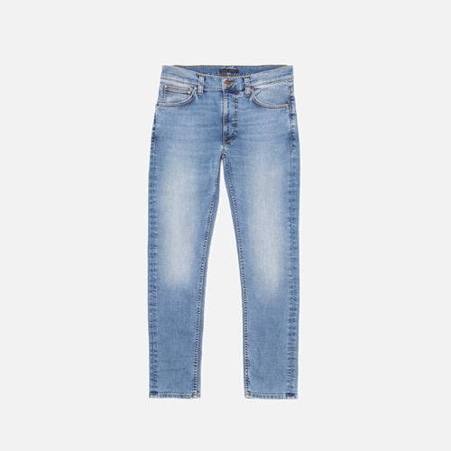 Lean Dean Broken Mid Waist Slim Tapered Fit Men's Organic Jeans W25/L30 Sustainable Denim - Nudie Jeans - Modalova