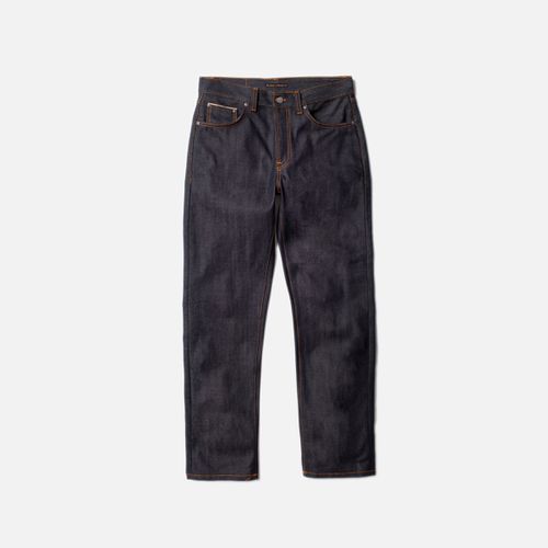 Rad Rufus Dry Selvage High Waist Regular Straight Fit Organic Selvedge Jeans W25/L28 Sustainable Denim - Nudie Jeans - Modalova