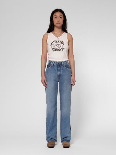 Elsie Fuzz Circus Tank Top Offwhite Women's Organic T-shirts X Small Sustainable Clothing - Nudie Jeans - Modalova
