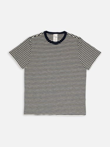 Roy Slub Stripe T-Shirt / Men's Organic T-shirts X Small Sustainable Clothing - Nudie Jeans - Modalova