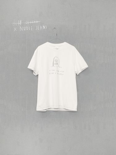 Roy Born In Hell T-shirt Offwhite Men's Organic T-shirts X Small Sustainable Clothing - Nudie Jeans - Modalova