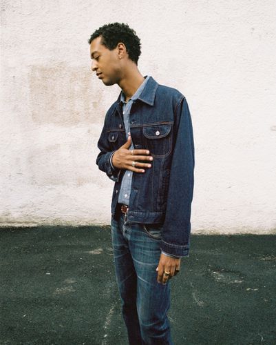 Danny 40s Redcast Denim Jacket Dark Men's Organic Denim Jackets X Small Sustainable Clothing - Nudie Jeans - Modalova