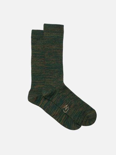 Rasmusson Mens Rib Sock Melange Men's Organic Socks One Size Sustainable Clothing - Nudie Jeans - Modalova