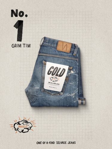 Re-use Gold #1 Men's Organic Jeans W31/L32 Sustainable Clothing - Nudie Jeans - Modalova