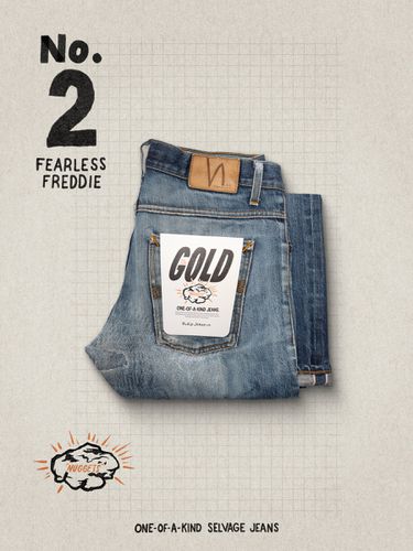 Re-use Gold #2 Men's Organic Jeans W30/L30 Sustainable Clothing - Nudie Jeans - Modalova