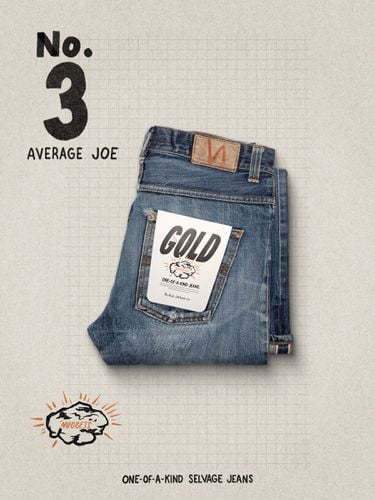 Re-use Gold #3 Men's Organic Jeans W33/L30 Sustainable Clothing - Nudie Jeans - Modalova