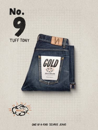 Re-use Gold #9 Men's Organic Jeans W34/L30 Sustainable Clothing - Nudie Jeans - Modalova