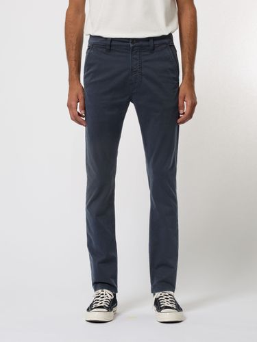 Slim Adam Dark Midnight Men's Organic Khakis W24/L30 Sustainable Clothing - Nudie Jeans - Modalova