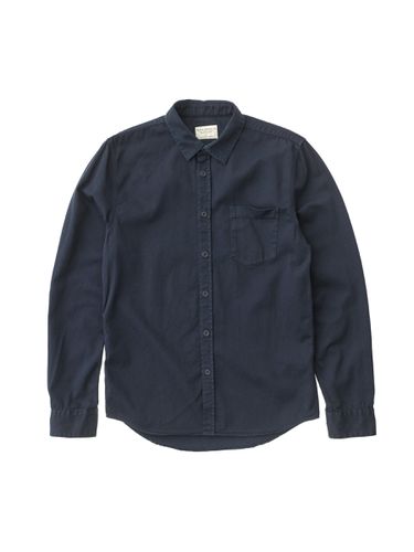 Henry Pigment Dyed Navy Men's Organic Shirts X Small Sustainable Clothing - Nudie Jeans - Modalova