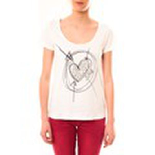 Camiseta T-Shirt Elisa 51T25D6 Blanc para mujer - Desigual - Modalova