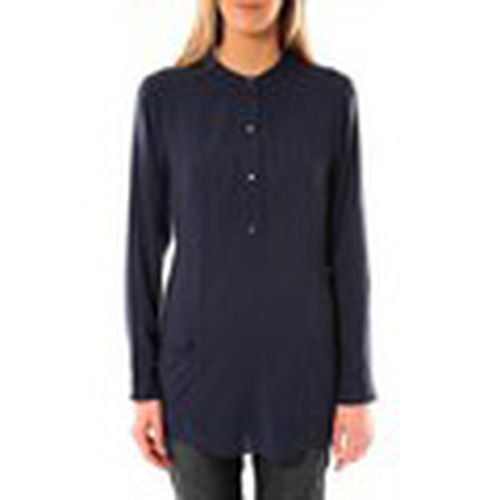 Camisa Alec L/S Tunic W/Out Top Pockets 10097849 Bleu para mujer - Vero Moda - Modalova
