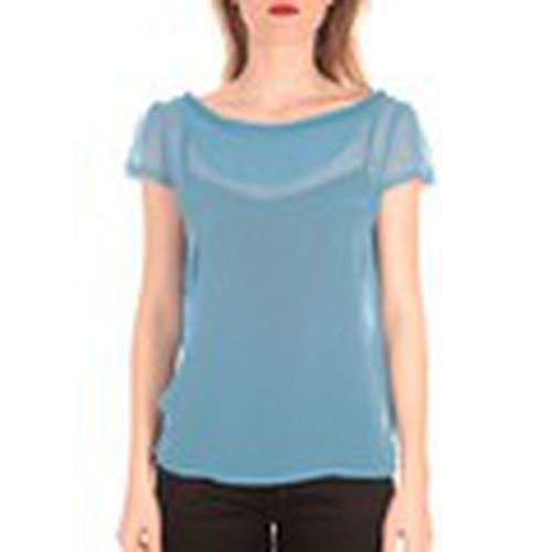 Camiseta t-shirt voile121072 bleu para mujer - Aggabarti - Modalova