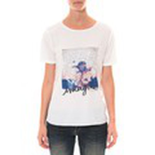 Camiseta Tee shirt Blanc 16426 para mujer - Coquelicot - Modalova