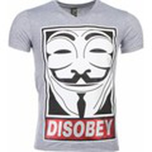 Camiseta Anonymous Disobey Print para hombre - Local Fanatic - Modalova