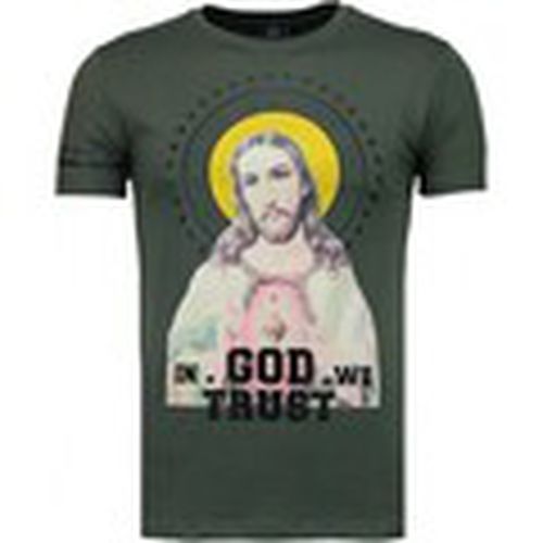 Camiseta Jezus Rhinestone Personalizadas para hombre - Local Fanatic - Modalova