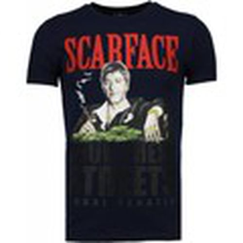Camiseta Scarface Boss Rhinestone para hombre - Local Fanatic - Modalova