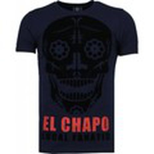 Camiseta El Chapo Flockprint Personalizadas para hombre - Local Fanatic - Modalova