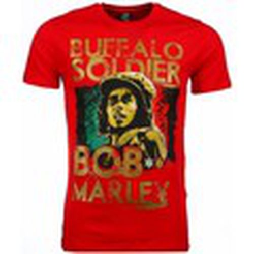 Camiseta Bob Marley Buffalo Soldier Print para hombre - Local Fanatic - Modalova