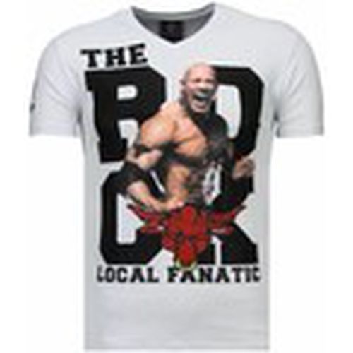 Camiseta The Rock Rhinestone Personalizadas para hombre - Local Fanatic - Modalova