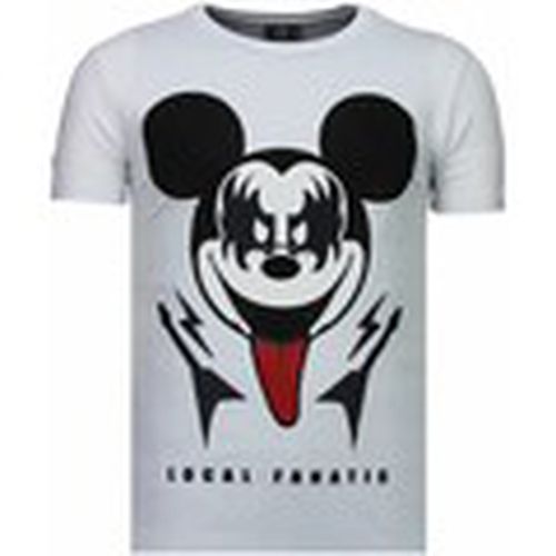 Camiseta Kiss My Mickey Rhinestone para hombre - Local Fanatic - Modalova