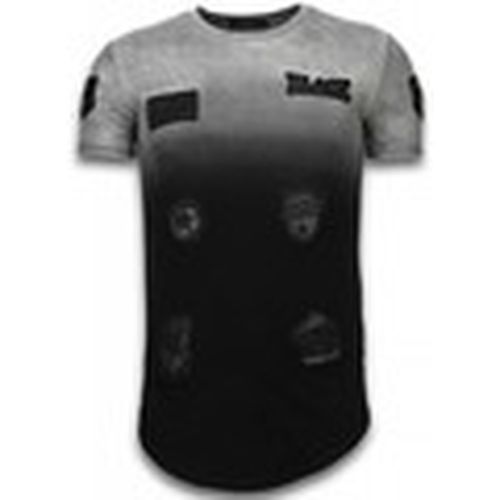 Camiseta Leather Patched De Dos Es LongFit para hombre - Justing - Modalova
