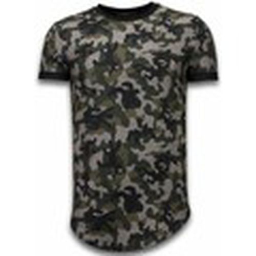 Camiseta Fashionable Patron Ejercito LongFit para hombre - Justing - Modalova