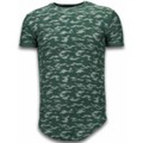 Camiseta Fashionable Patron Ejercito Long para hombre - Justing - Modalova