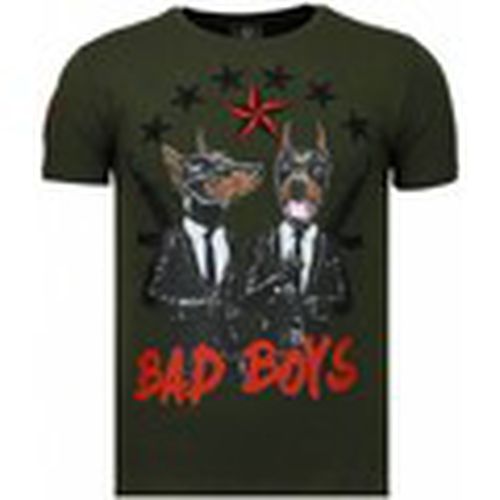 Camiseta Bad Boys Pinscher Rhinestone para hombre - Local Fanatic - Modalova