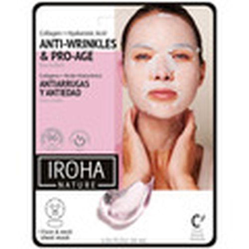 Antiedad & antiarrugas 100% Cotton Face Neck Mask Collagen-antiage para mujer - Iroha Nature - Modalova