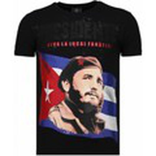 Camiseta Che Guevara Comandante Rhinestone para hombre - Local Fanatic - Modalova