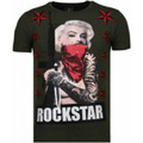 Camiseta Marilyn Rockstar Rhinestone para hombre - Local Fanatic - Modalova