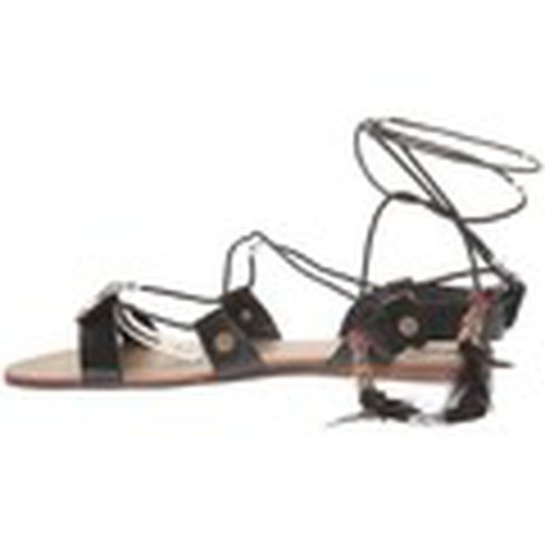 Sandalias Sandale Noir attache corde SP7085-NR para mujer - Nice Shoes - Modalova