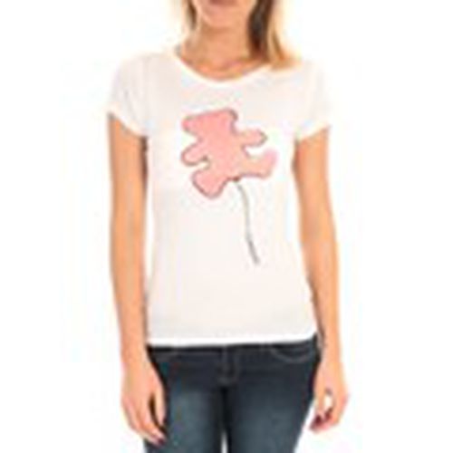 Camiseta T-Shirt Pics Printe Ours Blanc para mujer - LuluCastagnette - Modalova