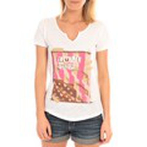 Camiseta T-Shirt Mimi Flamme Print Blanc para mujer - LuluCastagnette - Modalova