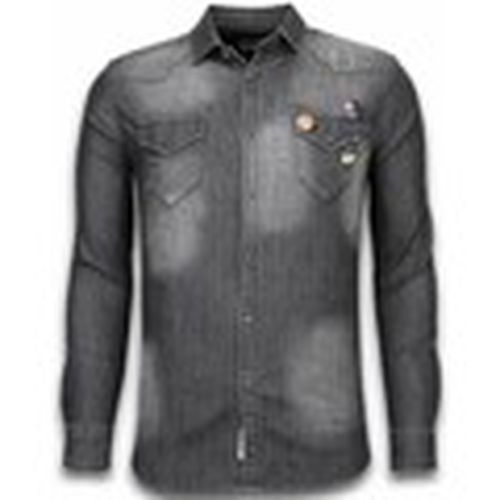 Camisa manga larga De Mezclilla Slim Fit Buttons para hombre - Bb Bread & Buttons - Modalova