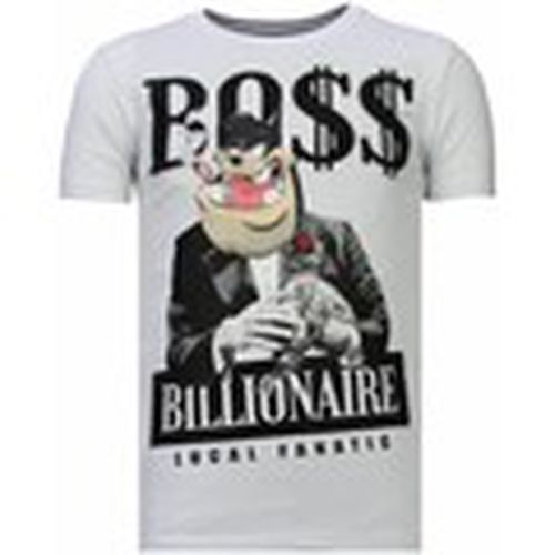 Camiseta Billionaire Boss Rhinestone para hombre - Local Fanatic - Modalova