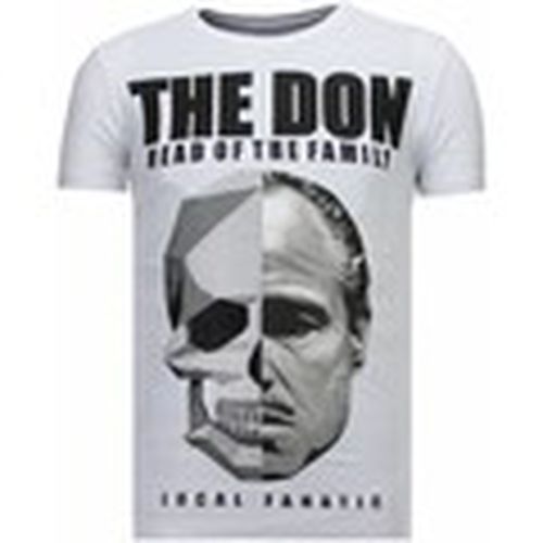Camiseta The Don Skull Rhinestone para hombre - Local Fanatic - Modalova