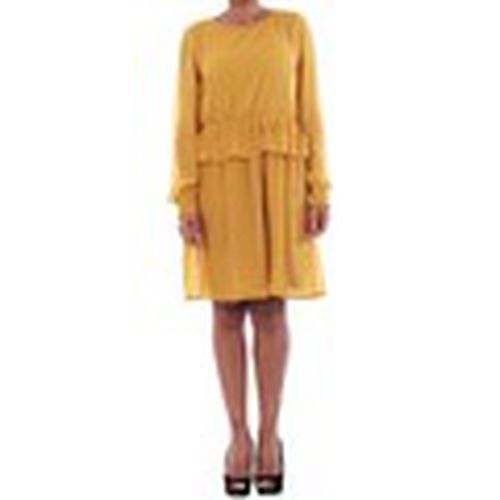 Vestidos 10196226 VMKIM L/S SHORT DRESS O17 HARVEST GOLD para mujer - Vero Moda - Modalova