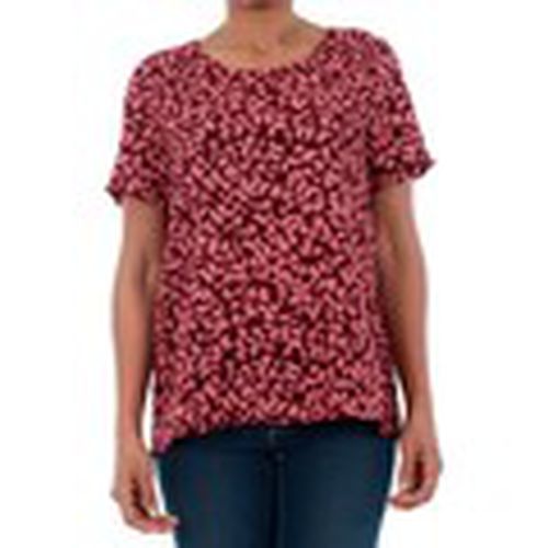 Camiseta 10199847 VMHENNA FIFI S/S TOP SB2 PORT ROYAL/LEISE para mujer - Vero Moda - Modalova